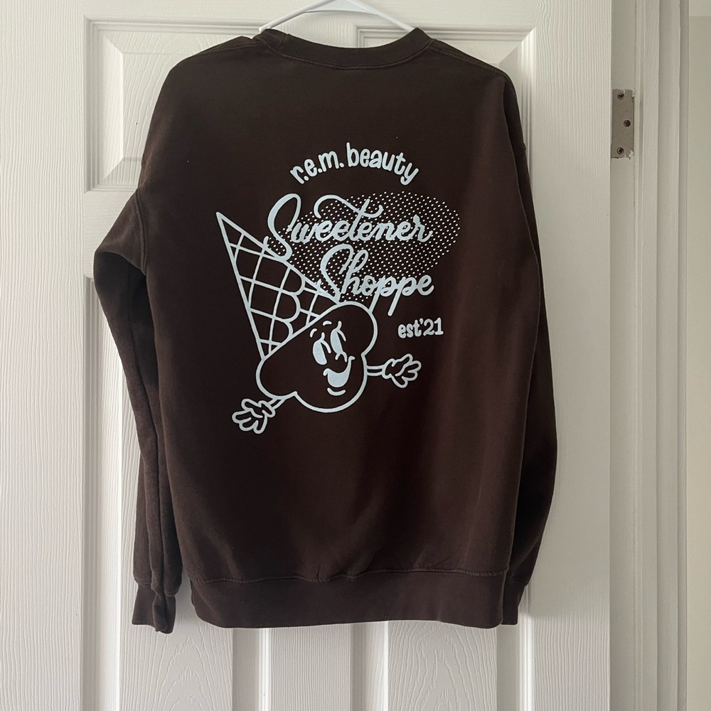 REM beauty sweetener shoppe crewneck sweatshirt